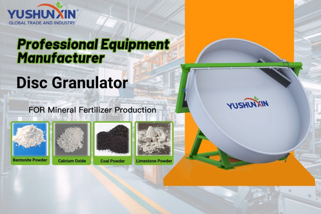 Disc Pelletizer for Mineral Fertilizer Production